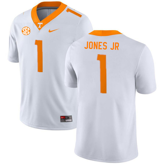 Tennessee Volunteers #1 Velus Jones Jr. College Football Jerseys Stitched Sale-White